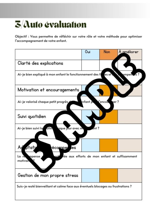 Cahier de Routines et Outils pédagogiques pour enfant TDAH – Image 9