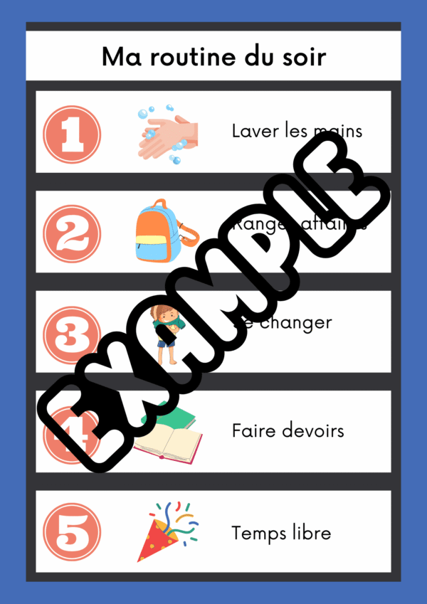Cahier de Routines et Outils pédagogiques pour enfant TDAH – Image 5