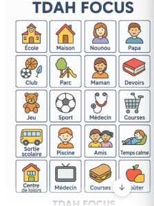 pictogrammes pdf imprimable tdah enfant outils