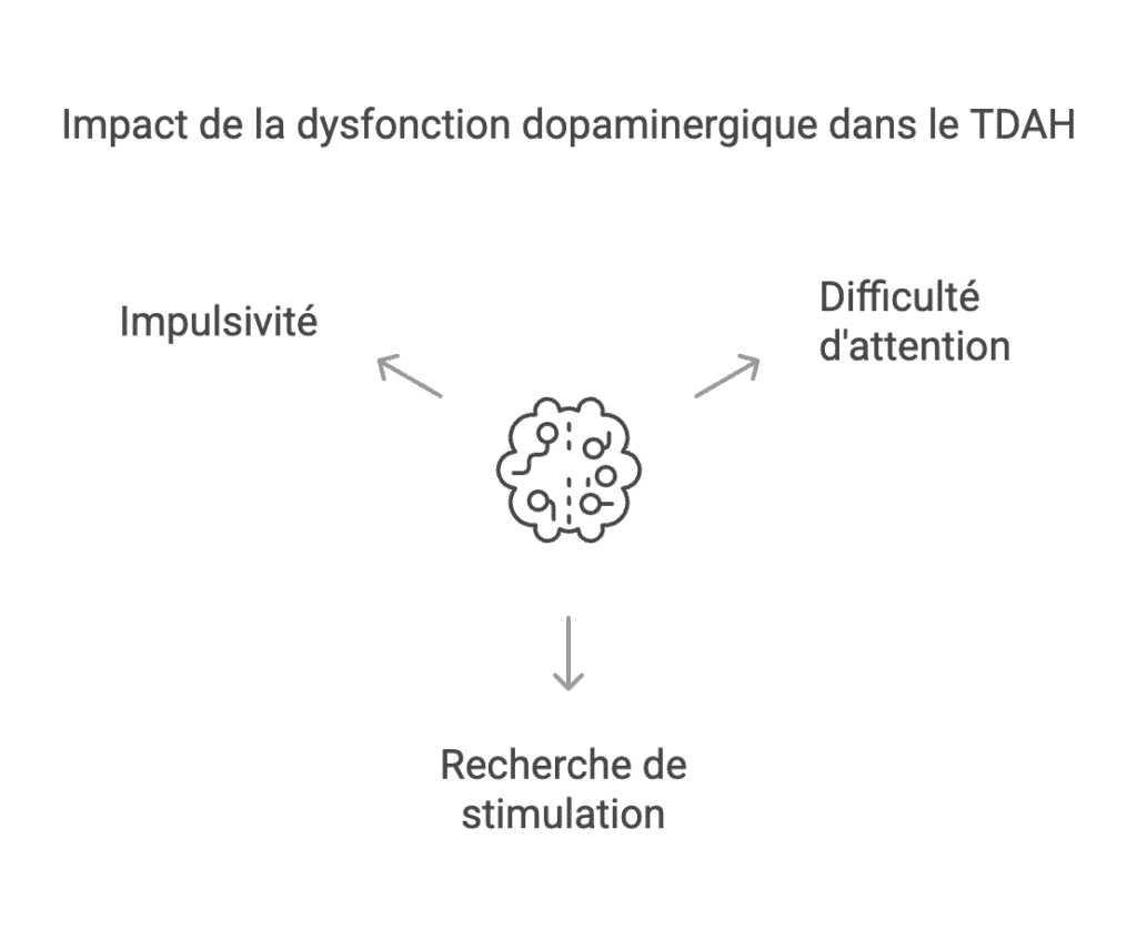 les effets de la dopamine sur le cerveau