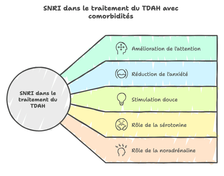 explication sur les antidépresseurs et le méthylphénidate pour tdah chez adulte
