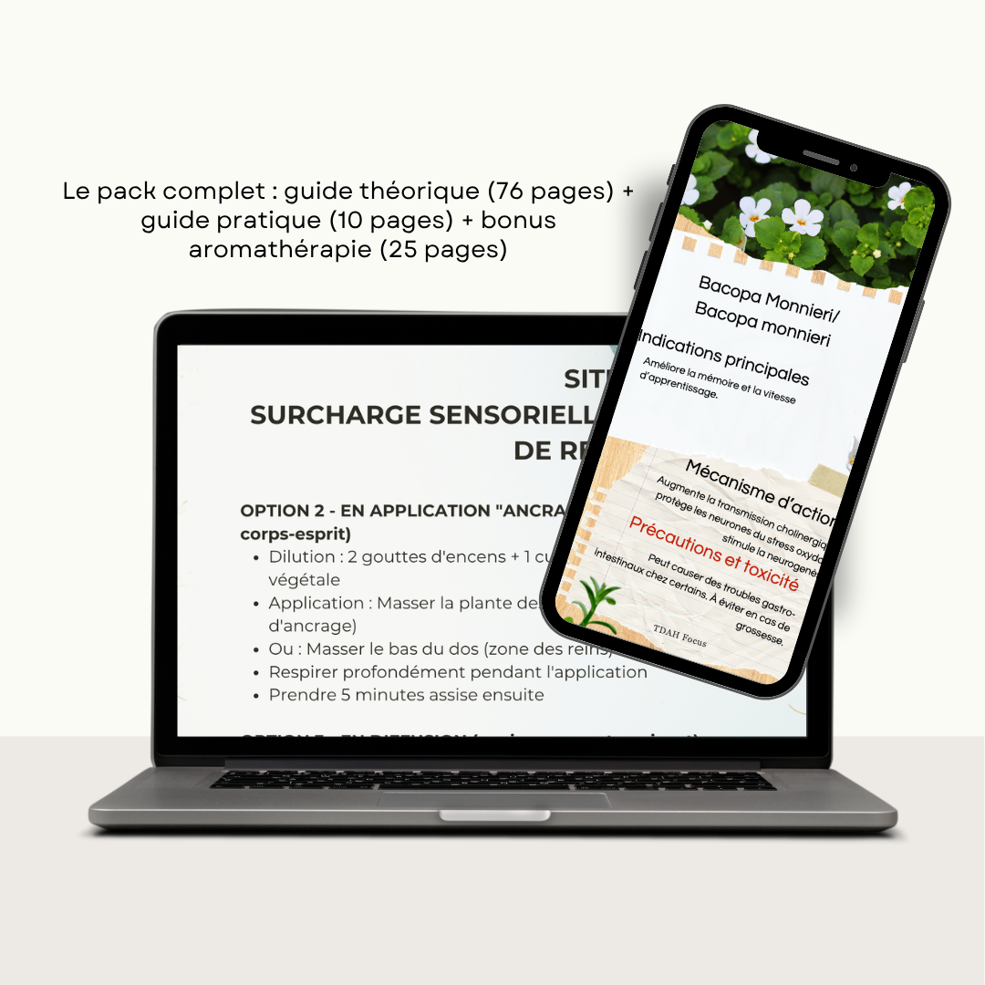 ebook sur Rhodiola, Ashwagandha, Mucuna pruriens pour le calme et la concentration et augmenter dopamine