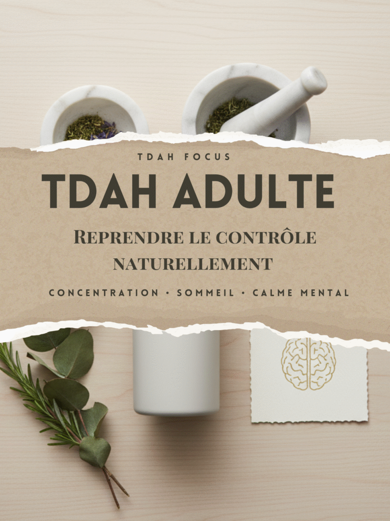 Couverture de livres TDAH adulte Plante médicinale