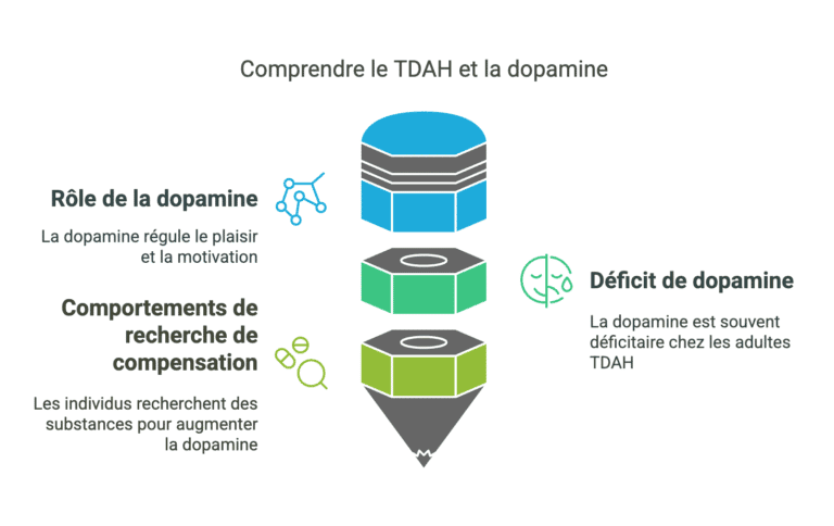 TDAH et addictions : lien entre trouble du déficit de l’attention et dépendances.