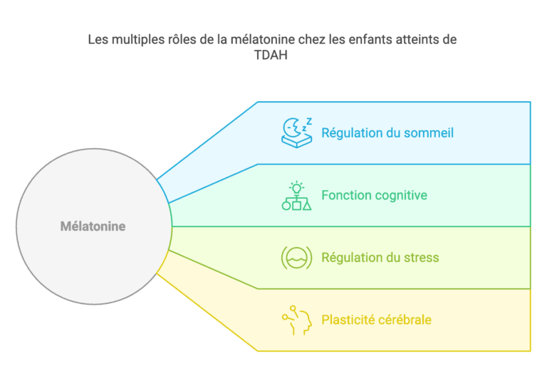 la mélatonine et slenyto sur le tdah enfant