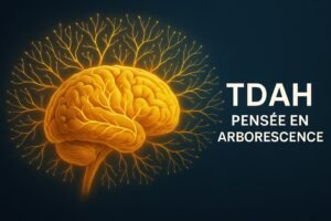 TDAH intelligence avec un QI supérieur et une pensée en arborescence