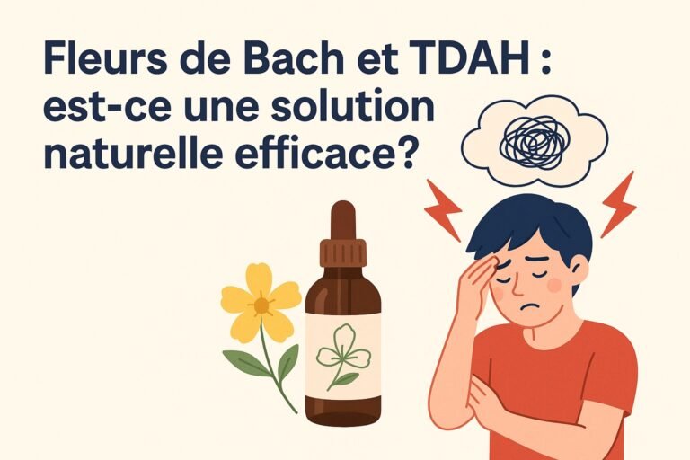 Les fleurs de bach qui sont un traitement naturelles efficace contre le tdah et l'hyperactivite et la concentration