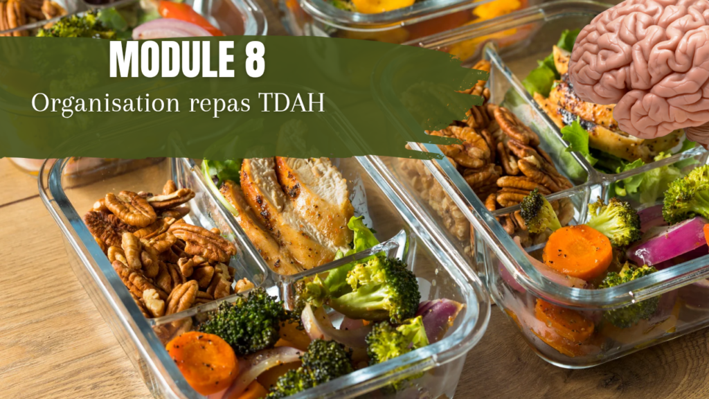 formation nutrition TDAH module 8 organisation des repas
