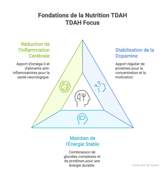Nutrition chez le profil TDAH.