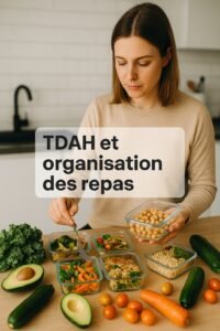 tdah organisation des repas et cuisine pour eviter les mauvais aliment