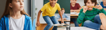 Activité de retour au calme pour enfant TDAH gérant une crise de colère.