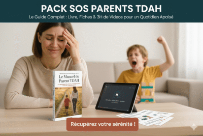 Pack SOS TDAH Enfant et adolescent : Calmez les Crises, Apaisez les Émotions, Reprenez le Contrôle - Vidéos + Livre numérique