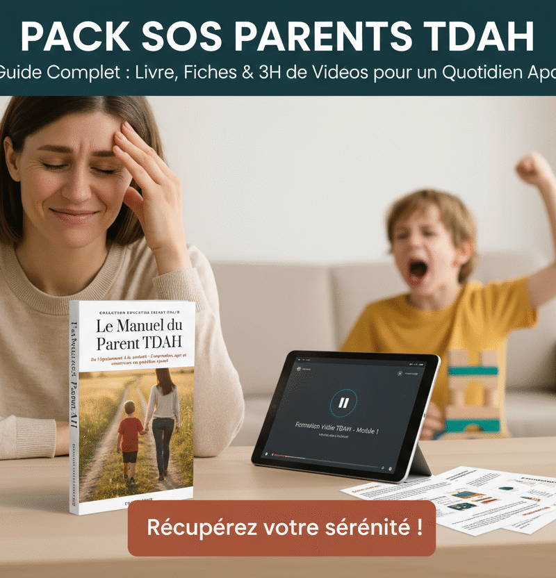 Pack SOS TDAH Enfant (Vidéos + eBook)