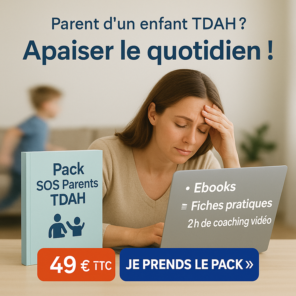 tdah enfant video coaching et ebook