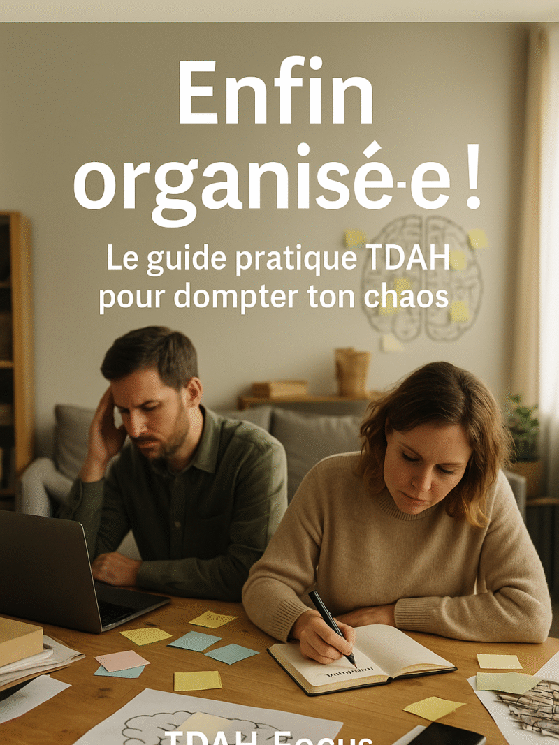 livre outils d'organisation tdah adulte pour passer du chaos mental à l'équilibre