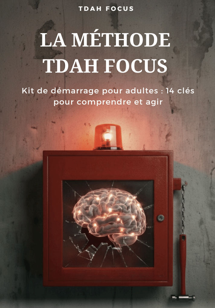 Méthode TDAH FOCUS e-book, livre de boîte à outils adulte, TDAH, sortir du chaos.