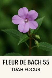 bach fleur 55 traitement tdah complexe de plante