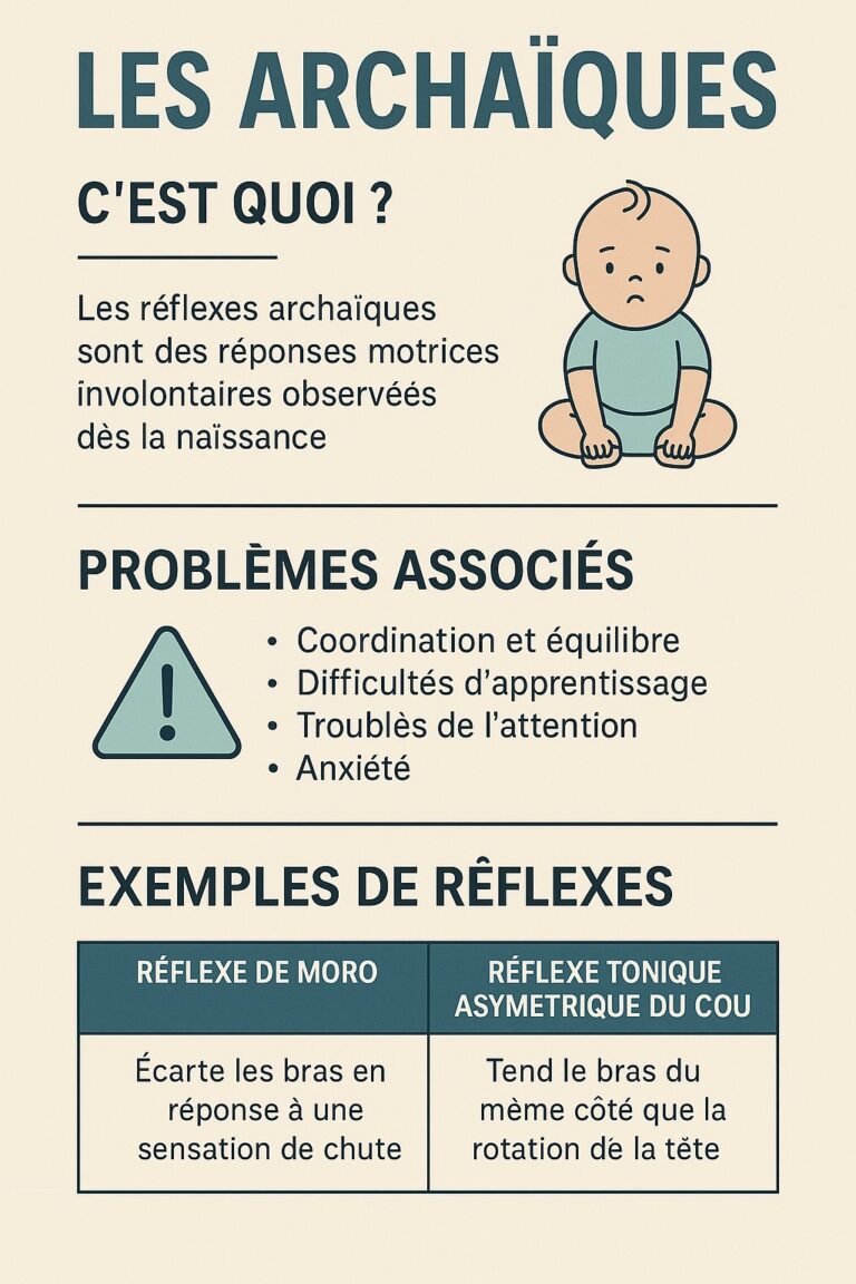 reflexe archaique et tdah causes et solutions et spécialiste