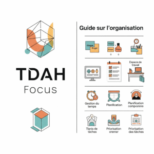 "Bureau chaotique, agenda saturé et to-dos manuscrites : la lutte d'un esprit neurodivergent face à la concentration et aux distractions au travail."