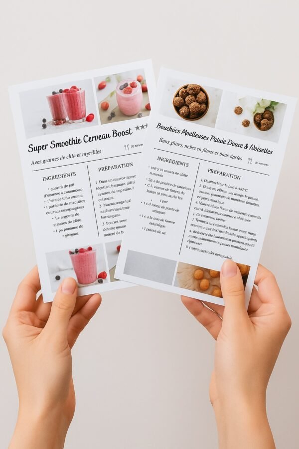 ebook recette tdah alimentation nutrition cerveau tdah