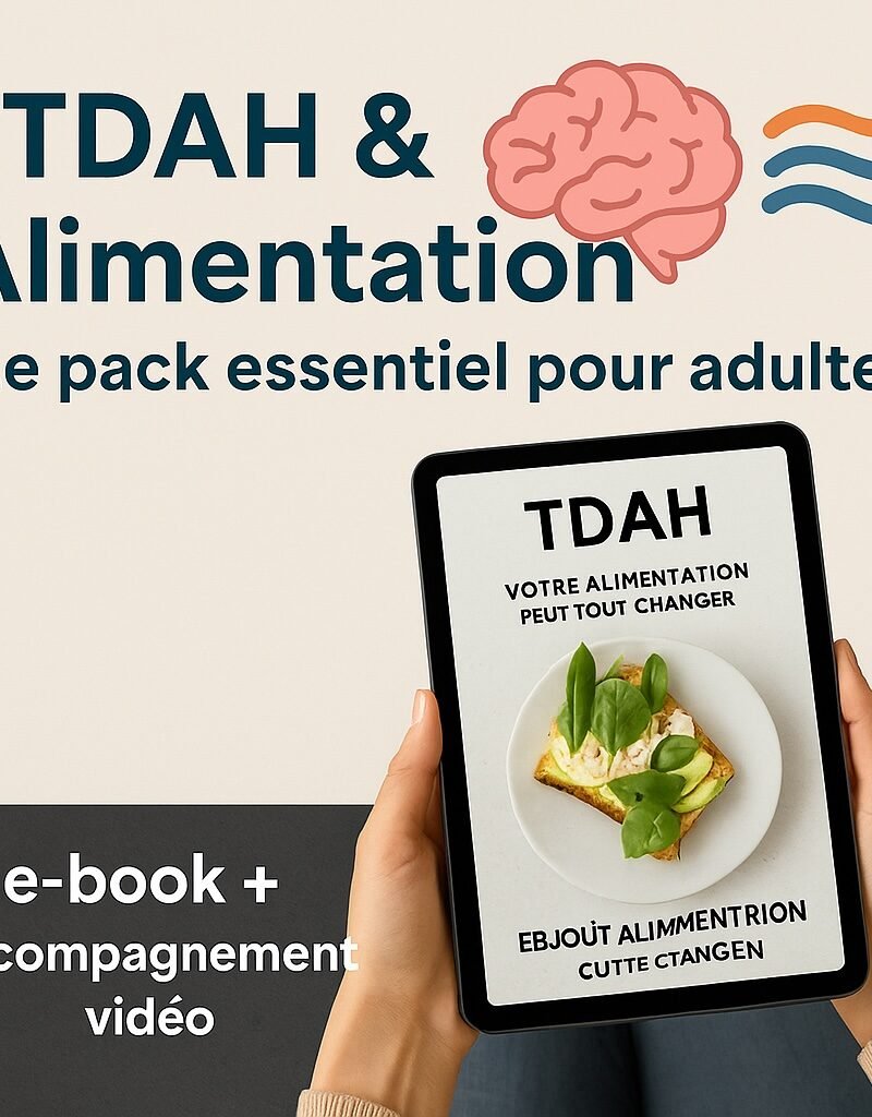 FORMATION ALIMENTATION SUR LE TDAH