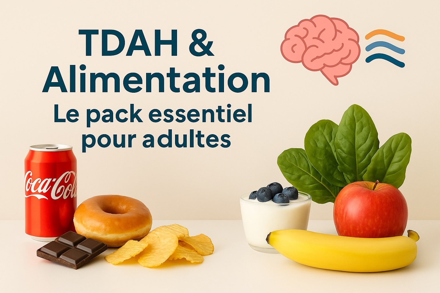 TDAH & Alimentation – Le pack essentiel pour adultes