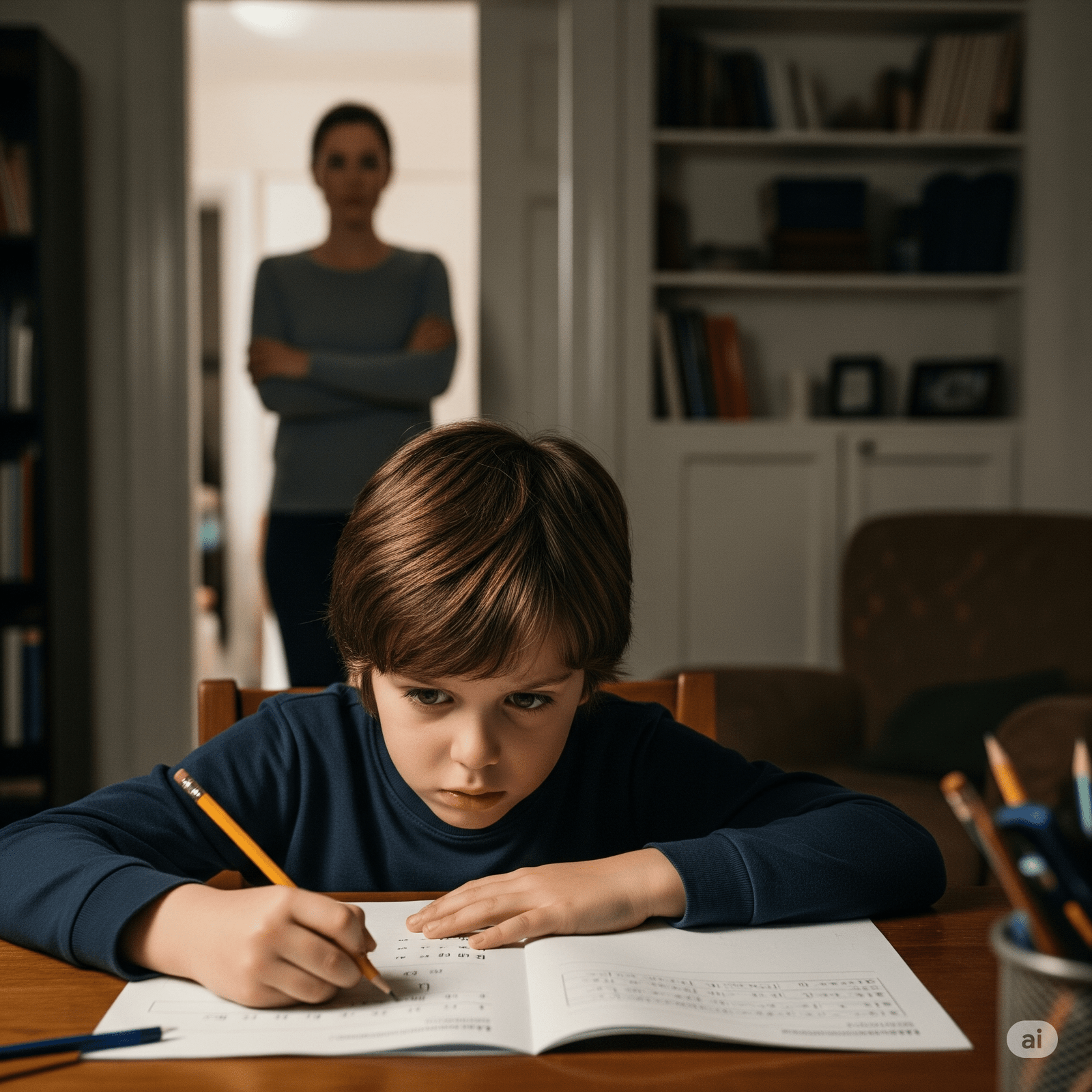 L'image pourrait montrer un adolescent utilisant un planner, une application ou une méthode pour gérer son stress ou sa frustration. L'esthétique est plus mature.