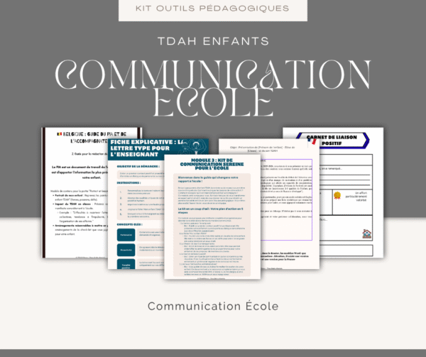 outils fiche ebook livre pedagogie ecole difficulté tdah