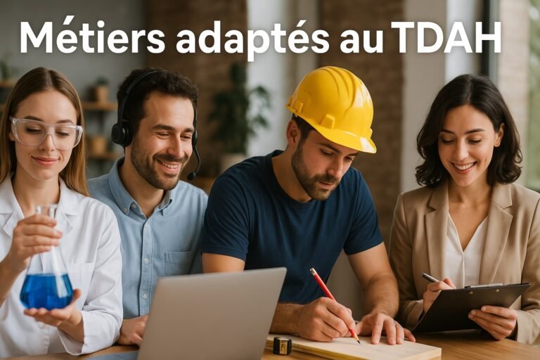 les metier adapte au tdah