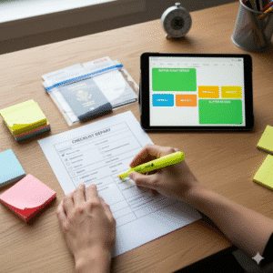 Organisations, prises de notes, révisions, examens, TDAH, étudiants