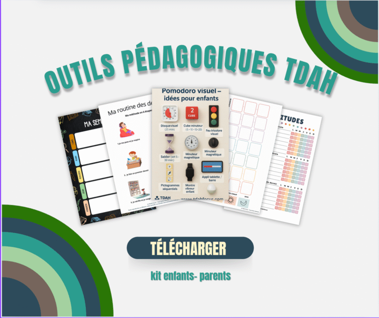 organisation des devoirs tdah enfant planning