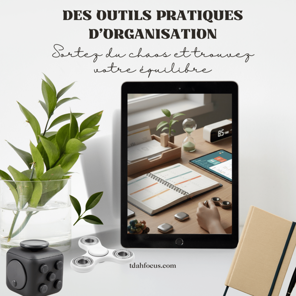 Vidéo exercice PDF téléchargé. Outil ORGANISATION TDAH. Trouble déficitaire de l'attention chez les adultes.