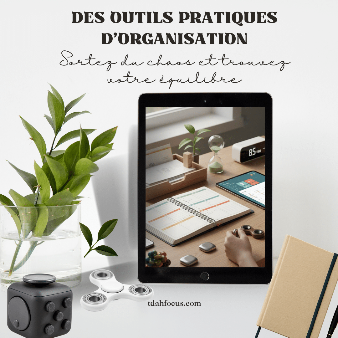 Vidéo exercice PDF téléchargé. Outil ORGANISATION TDAH. Trouble déficitaire de l'attention chez les adultes.