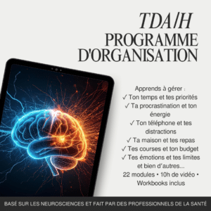 Programme d'accompagnement TDAH adulte.