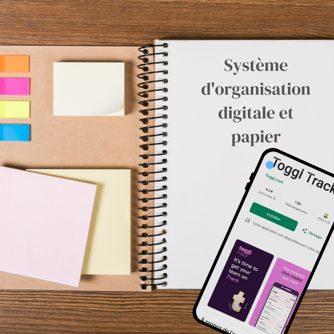 9Outils d'organisation à télécharger Coaching TDAH adulte