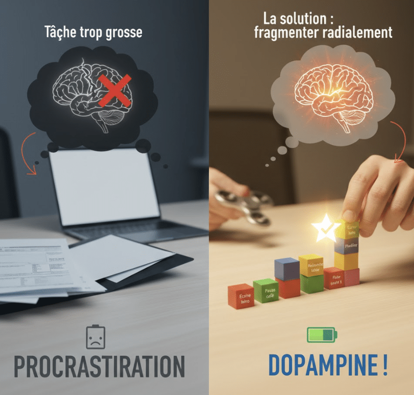 Méthode de gestion de projet et de tâche avec un TDAH.