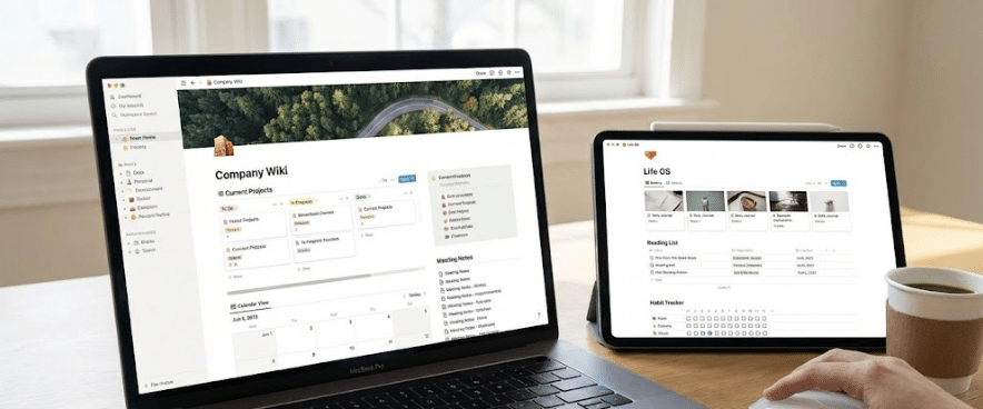 Système d'organisation pour TDAH, Notion, application, logiciel.