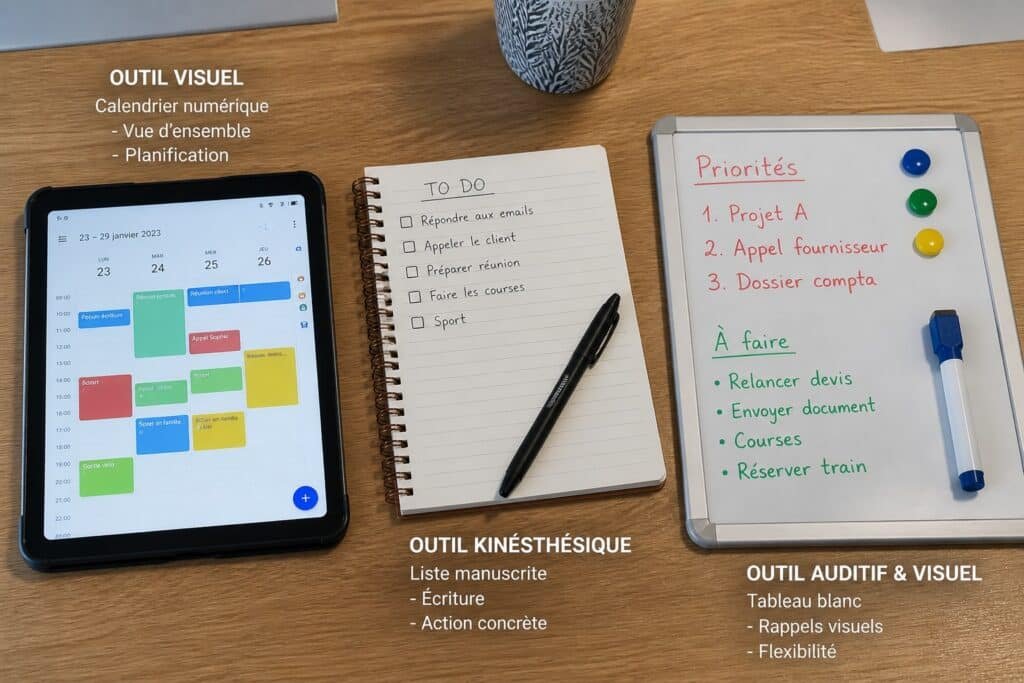 outils organisation tdah