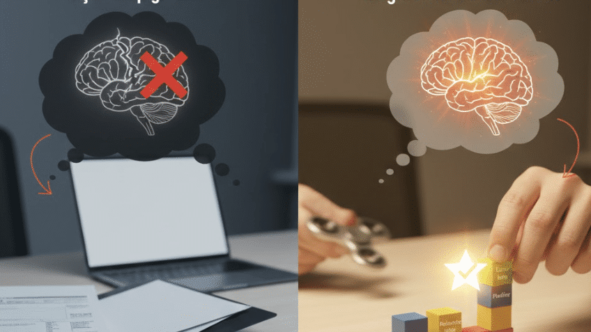 procrastination dans le tdah