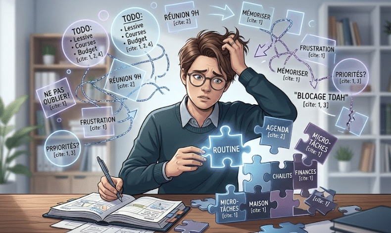 Comment s'organiser avec un TDAH les cinq méthodes?
