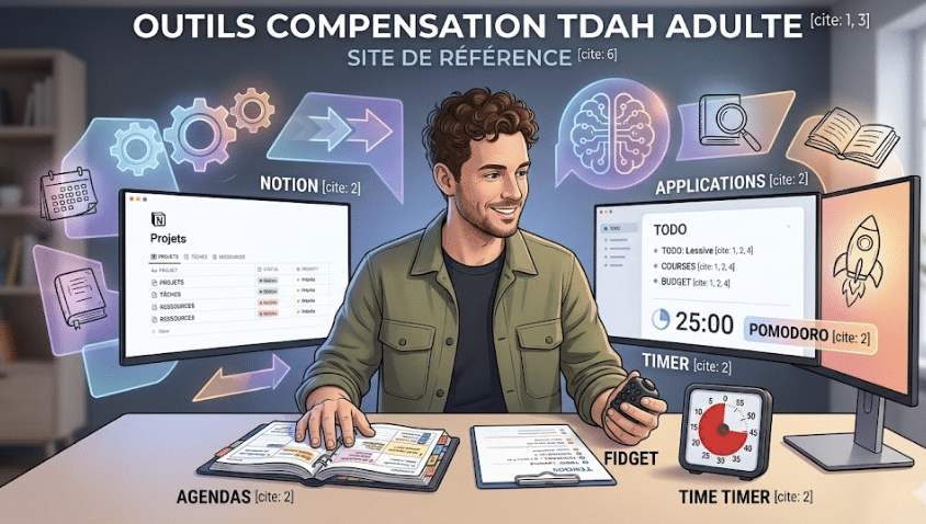 Meilleurs outils productivité et organisation pour un TDAH.