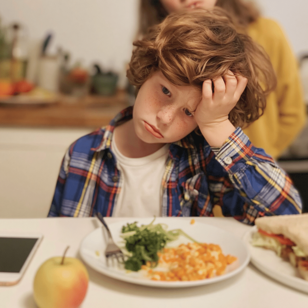 dificulté alimenatire enfant tdah