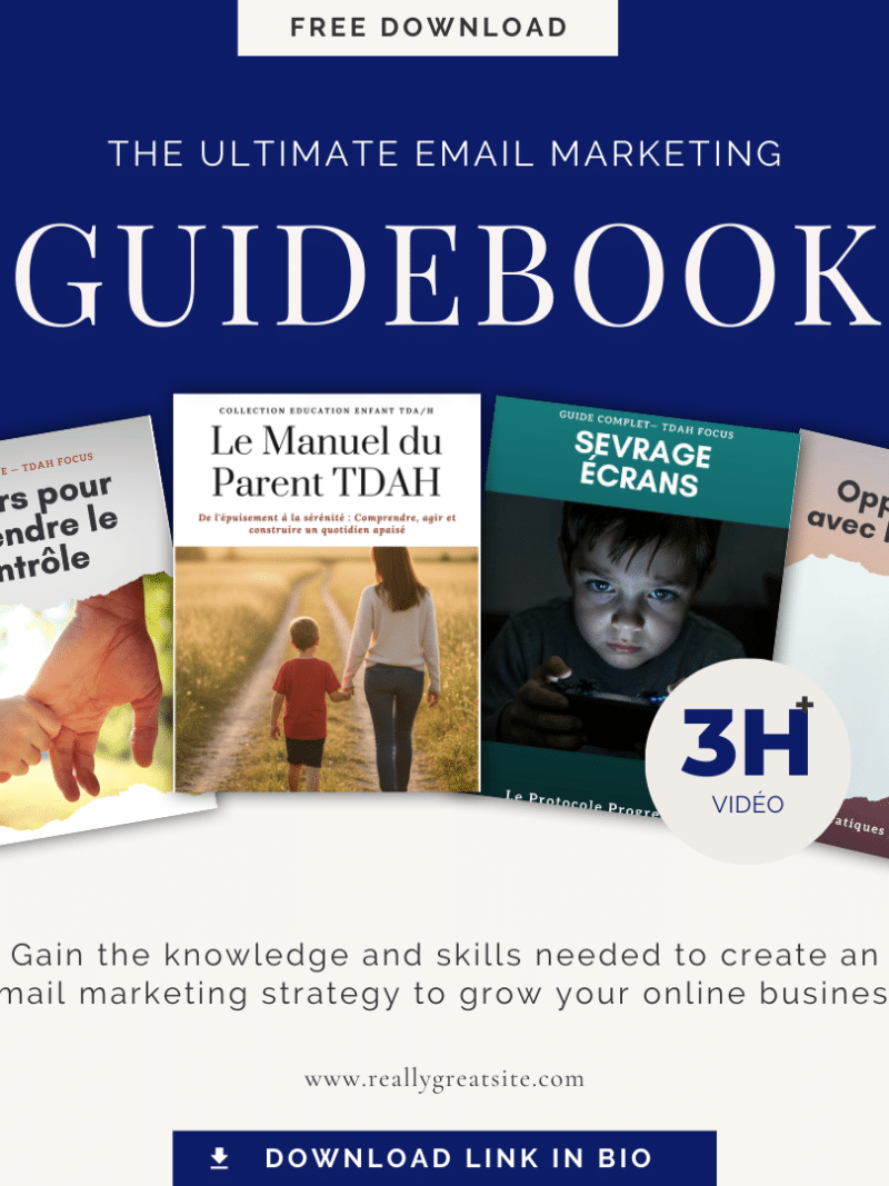 LIVRE vidéo pour parents épuisés par enfant TOP et TDAH