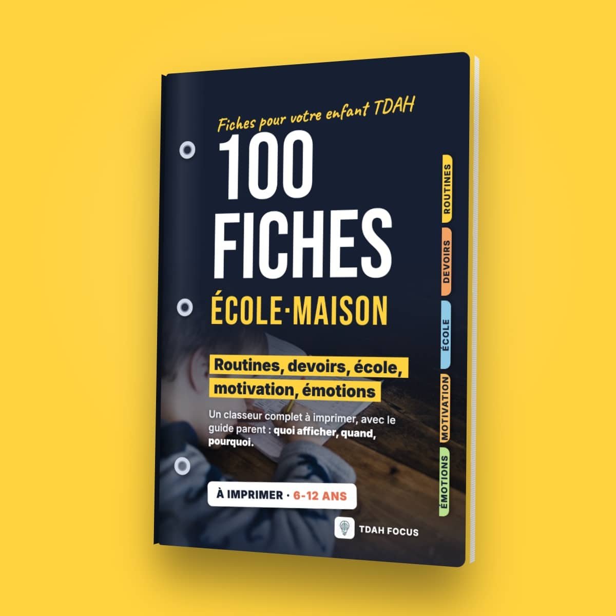100 fiches école-maison à imprimer pour votre enfant TDAH